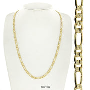 4.8 MM Diamond Cut Figaro Chain FC 213 G - ChainsOnly