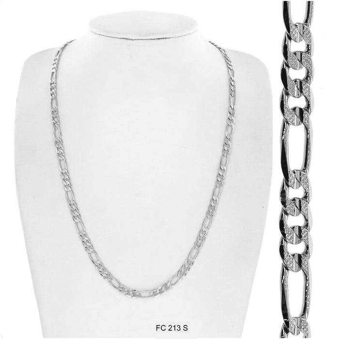 4.8 MM Diamond Cut Figaro Chain FC 213 S - ChainsOnly