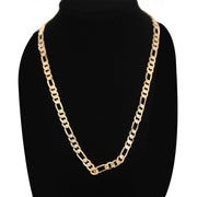 7 MM Figaro Diamond Cut Chain FGDC7G 22" - ChainsOnly