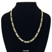 10 MM Figaro Chain FG10GF - ChainsOnly