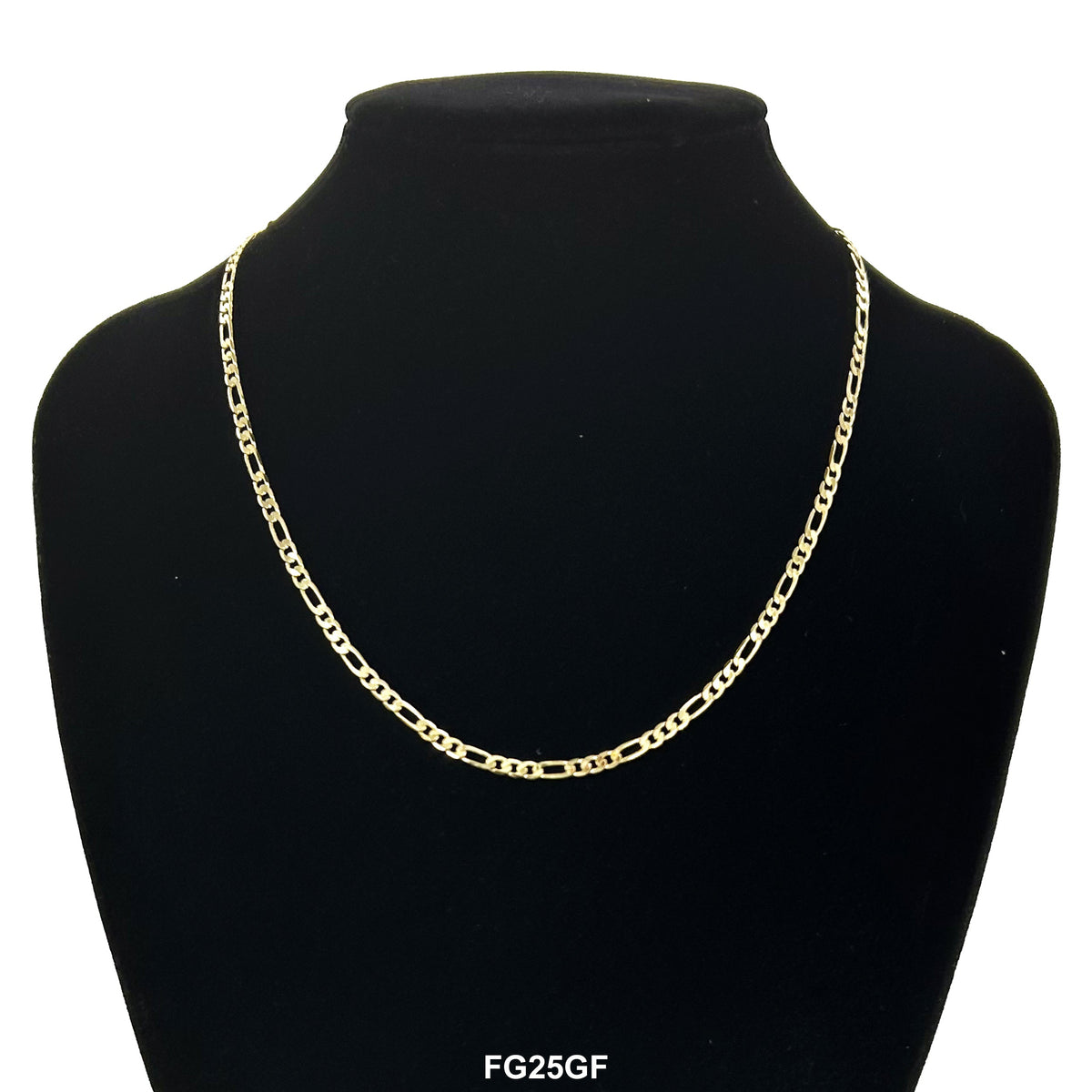2.5 MM Figaro Chain FG25GF - ChainsOnly