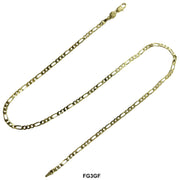 3 MM Figaro Chain FG3GF - ChainsOnly