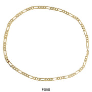 5 MM Figaro Chain FG5G - ChainsOnly