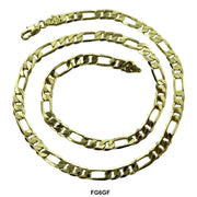 6 MM Figaro Chain FG6GF - ChainsOnly