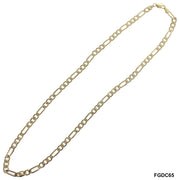 6.5 MM Diamond Cut Figaro Chain FGDC65 - ChainsOnly