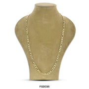 6.5 MM Diamond Cut Figaro Chain FGDC65 - ChainsOnly