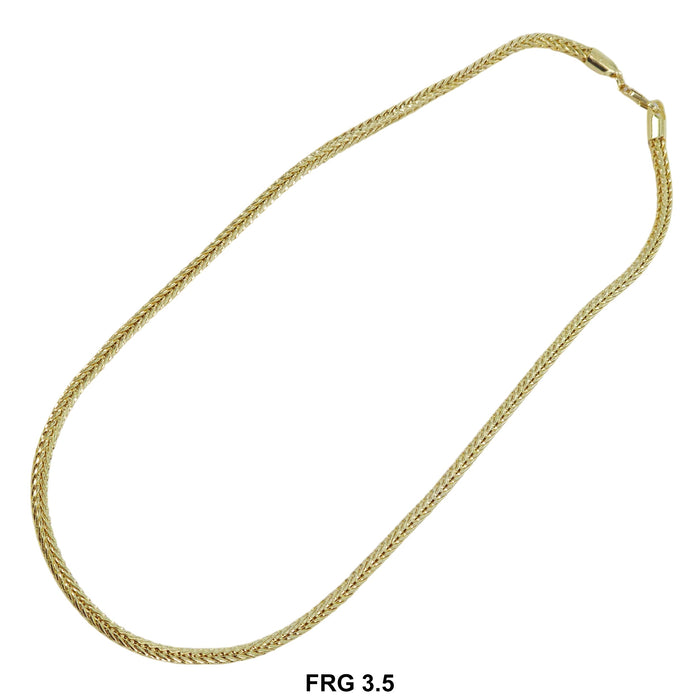 3 MM Franco Style Chain FRG 3 - ChainsOnly