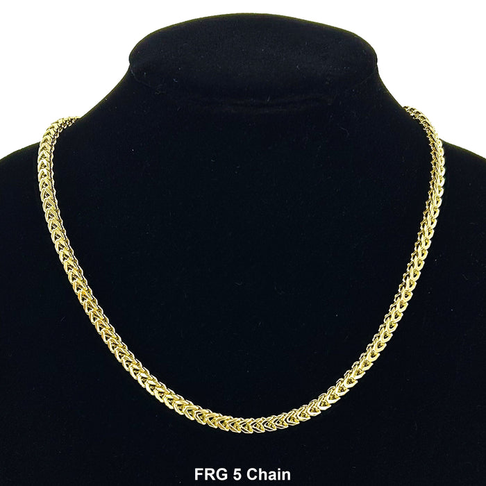 5 MM Franco Style Chain FRG 5 - ChainsOnly