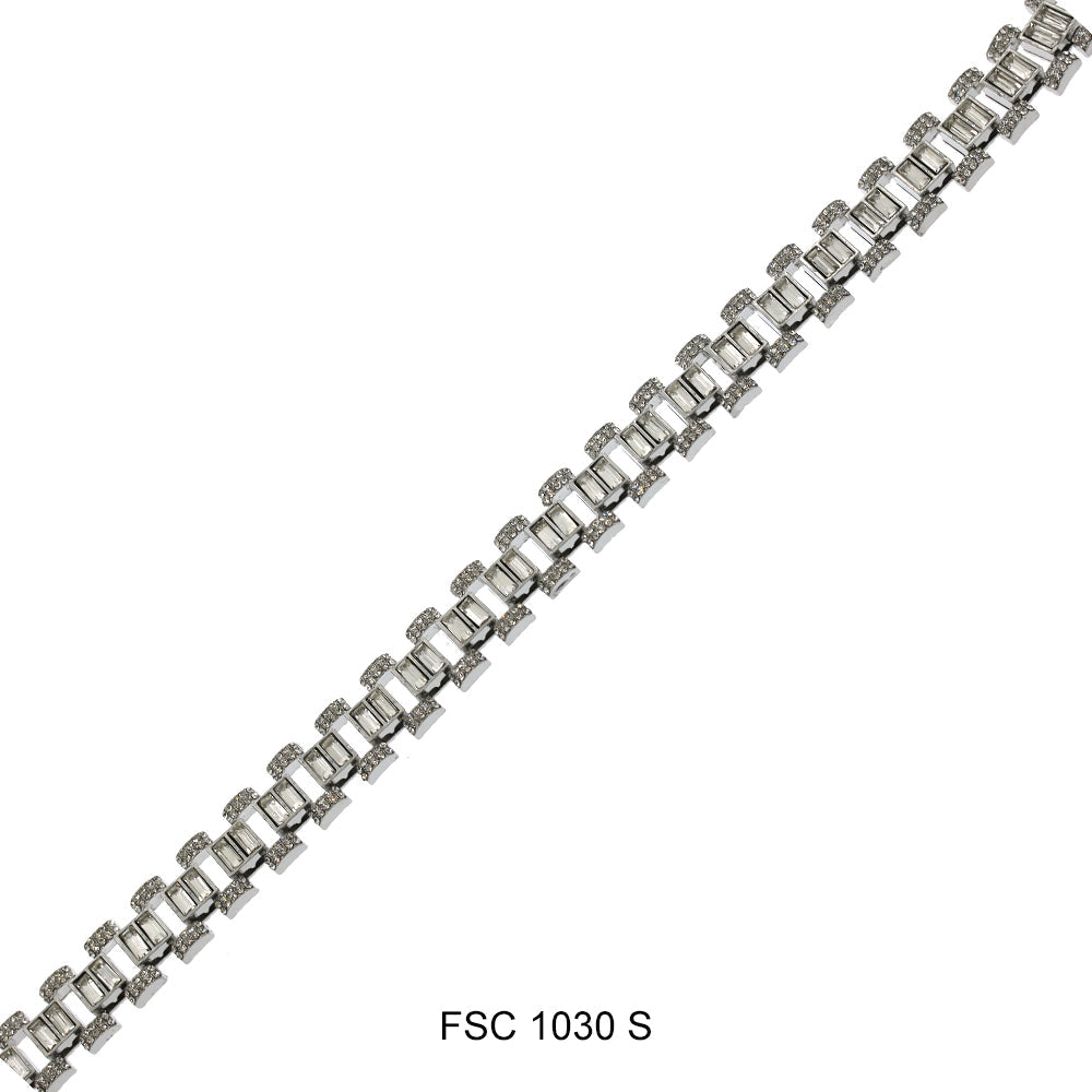18 MM CZ Stones Chain FSC 1030 S - ChainsOnly