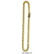 9 MM Cuban Chain FSC 1034 G 18" - ChainsOnly