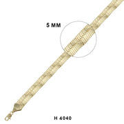 5 MM Herringbone Chain H 4040 G - ChainsOnly