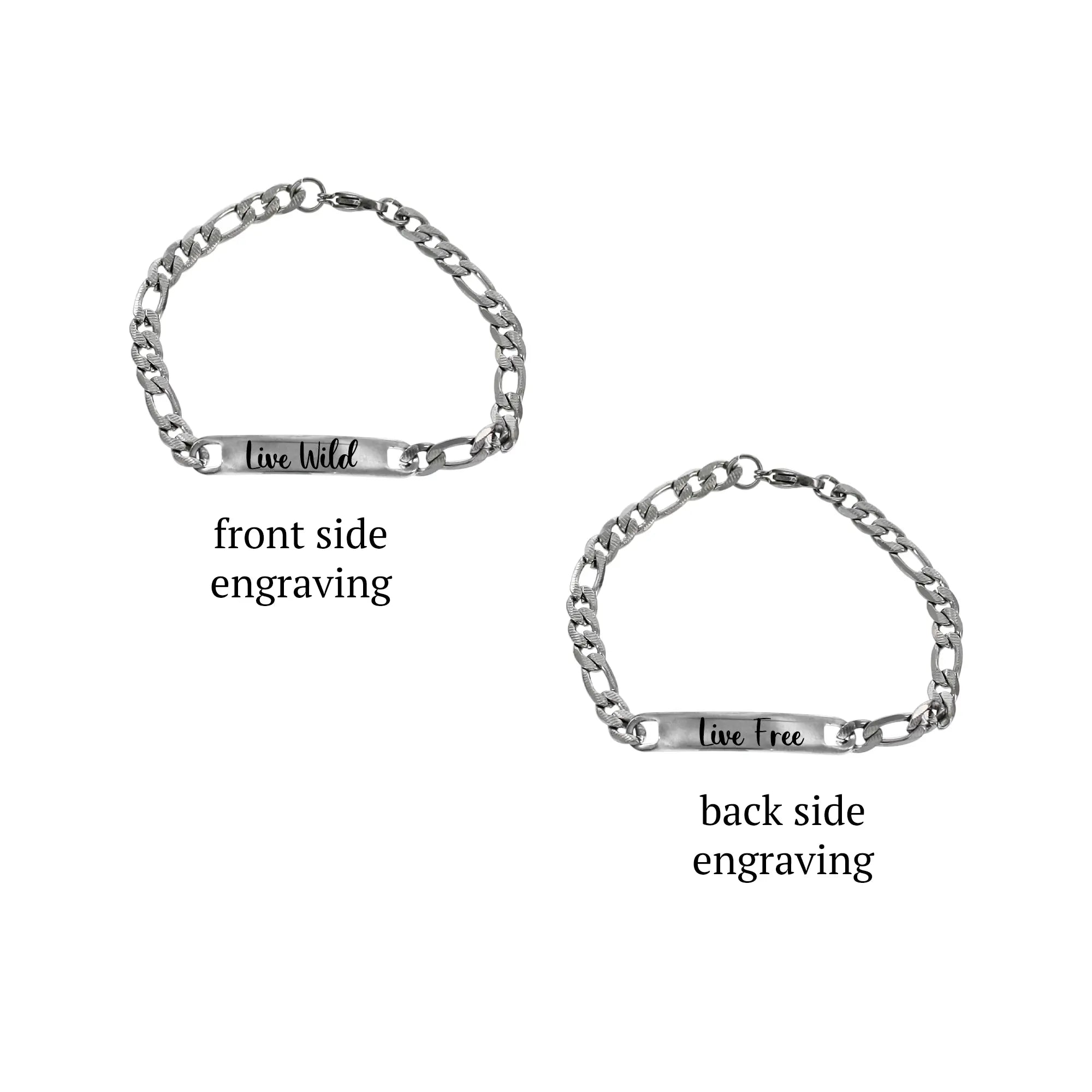 Engravable Silver Bracelet