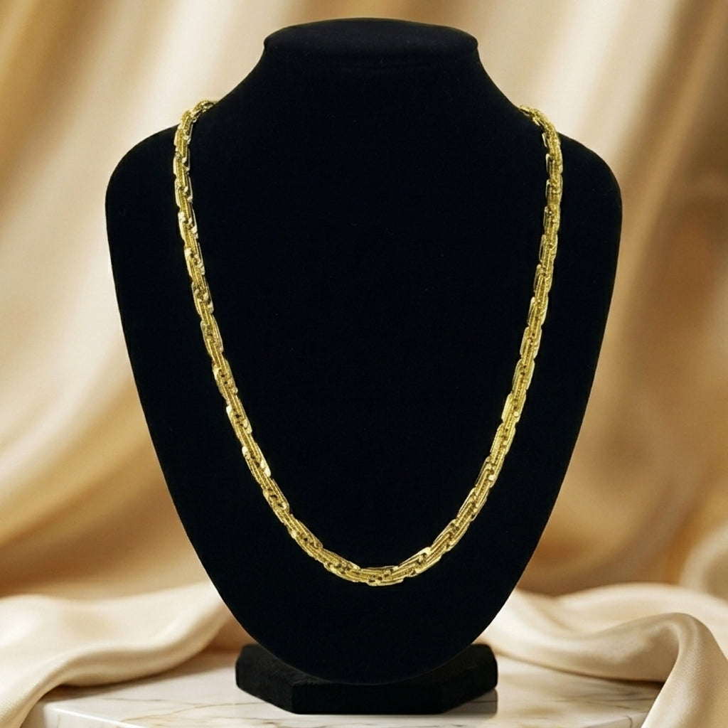 5 MM Milano Same Links Chain MLN1G 5 - ChainsOnly