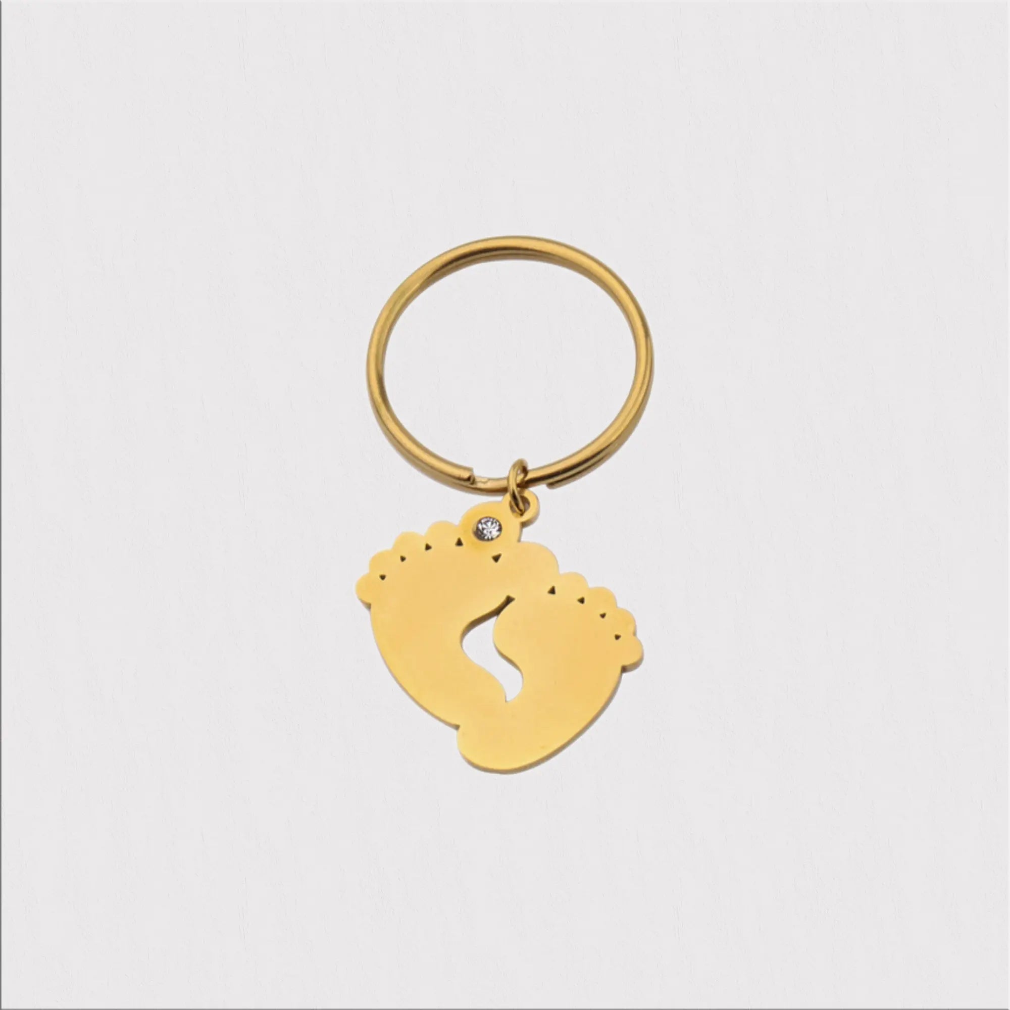 Birth Announcement, Personalized Baby Keychain