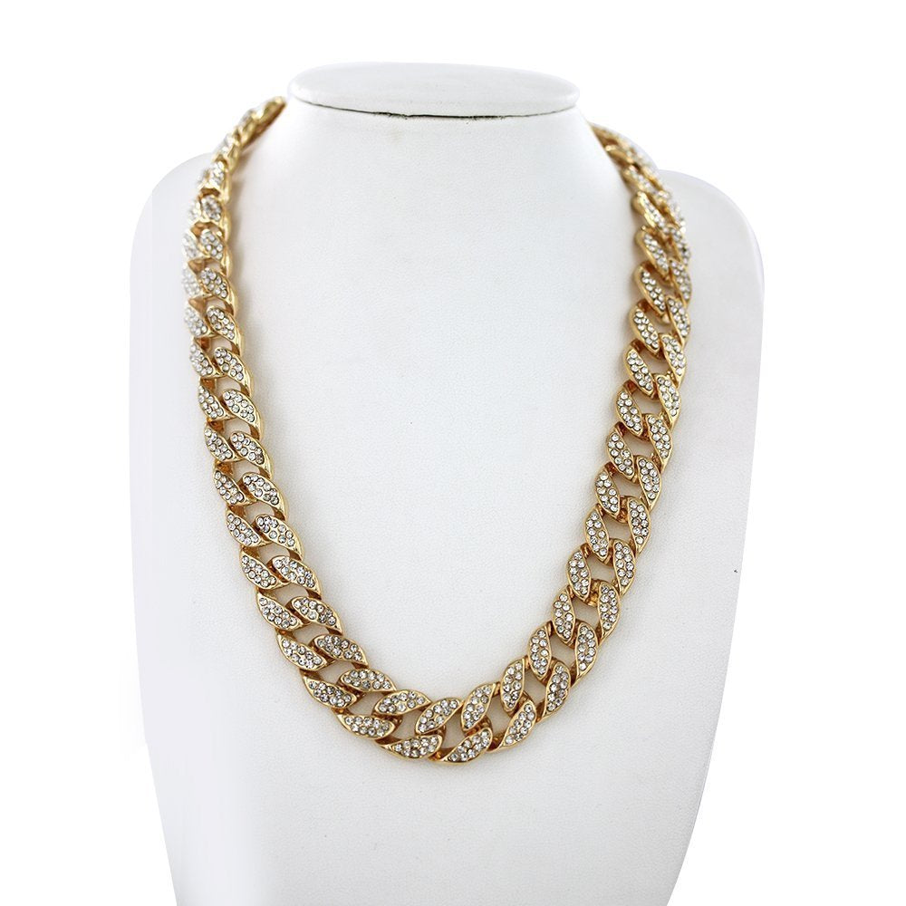 15 MM Full Stone Chain N 1445 G 18" - ChainsOnly