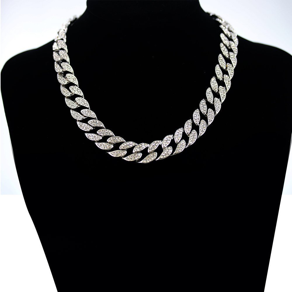 15 MM Full Stones Chain N 1445 S 20" - ChainsOnly