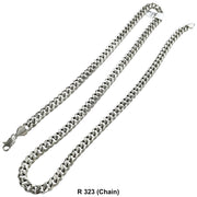 8 MM Miami Cuban Thick Lock Chain MC 323 R - ChainsOnly