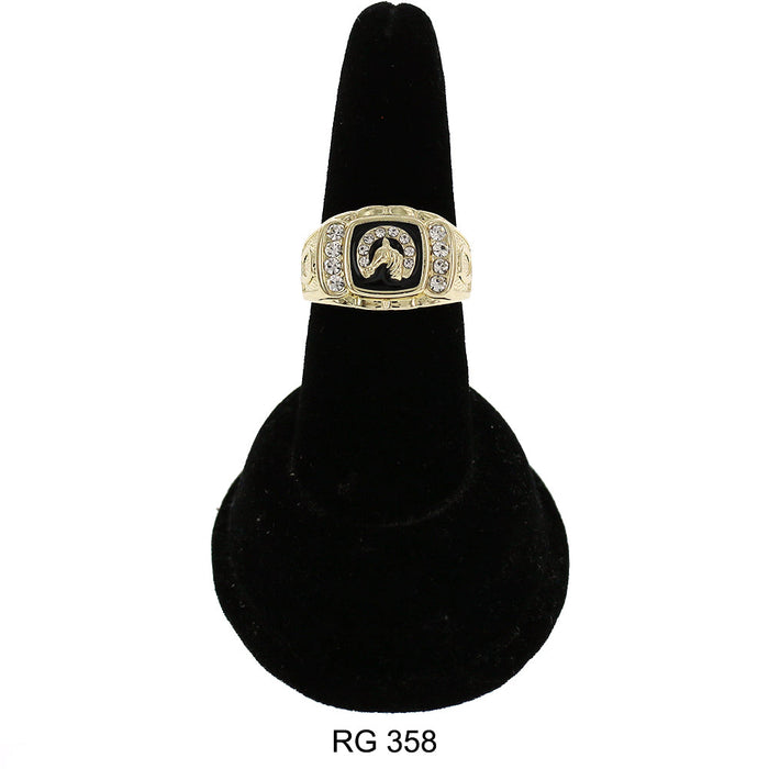 Horse Shoe Ring Chain RG 358 - ChainsOnly