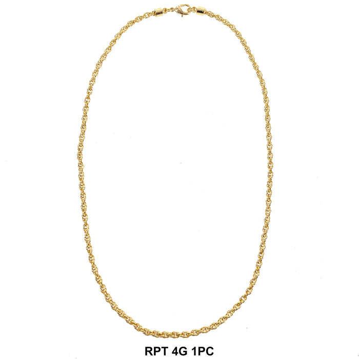 4 MM Rope Chain Thick RPT 4 G - ChainsOnly