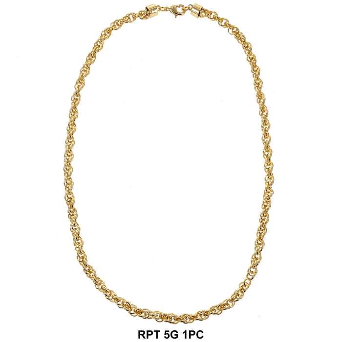 5 MM Rope Chain Thick RPT 5 G - ChainsOnly