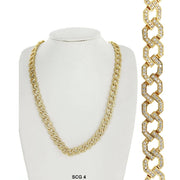 9 MM CZ Stones Chain SCG 4 - ChainsOnly
