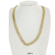 9 MM CZ Stones Chain SCG 4 - ChainsOnly