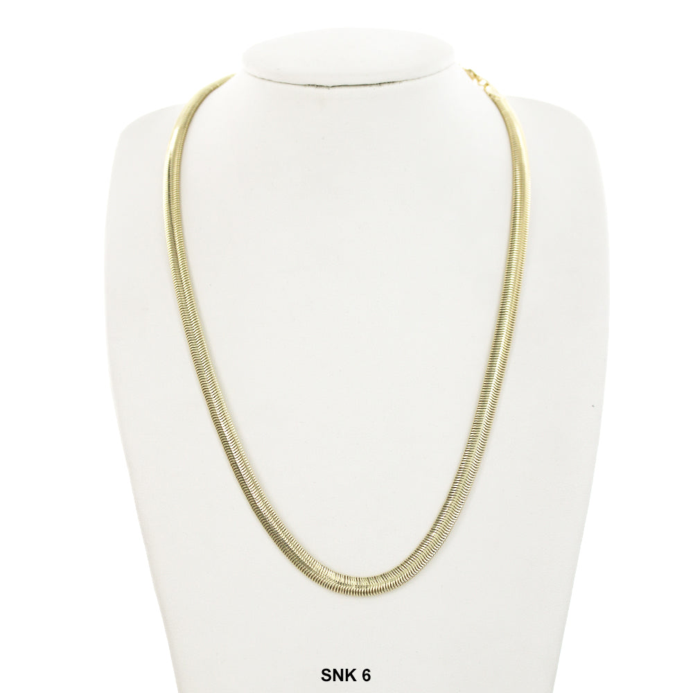 6 MM Snake Chocker Chain SNK 6 20" - ChainsOnly