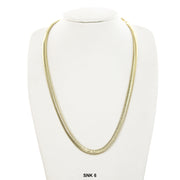 6 MM Snake Chocker Chain SNK 6 20" - ChainsOnly