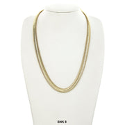 8 MM Snake Chocker Chain SNK 8 20" - ChainsOnly