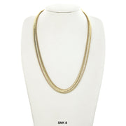 8 MM Snake Chocker Chain SNK 8 16" - ChainsOnly