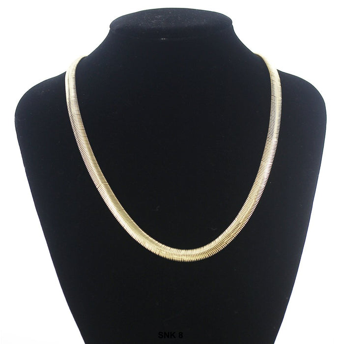 8 MM Snake Chocker Chain SNK 8 20" - ChainsOnly