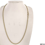 2.5 MM Stainless Steel Rope Chain SRPG 25 - ChainsOnly