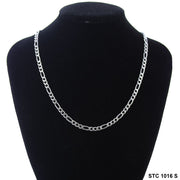 5 MM Figaro Stainless Steel Chain STC 1016 S - ChainsOnly