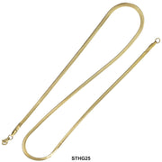 2.5 MM Stainless Steel Herringbone Chain STHG25 - ChainsOnly
