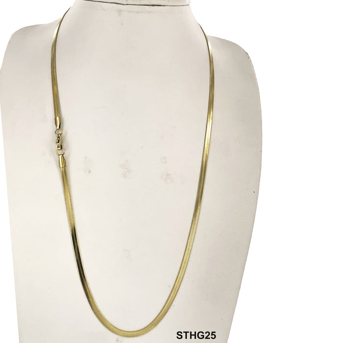 2.5 MM Stainless Steel Herringbone Chain STHG25 - ChainsOnly