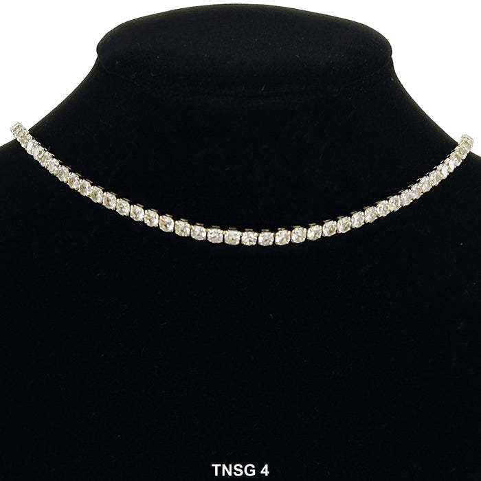 4 MM Tennis Chain TNSG 4W - ChainsOnly
