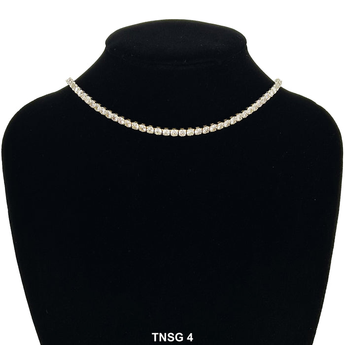 4 MM Tennis Chain TNSG 4W - ChainsOnly