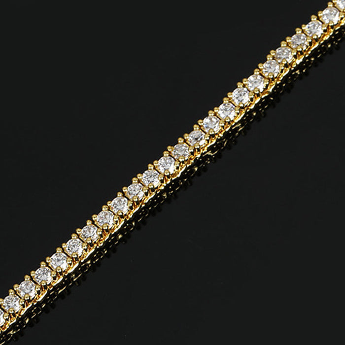 6 MM Micro Pave Tennis Necklace YN675M02 GW - ChainsOnly