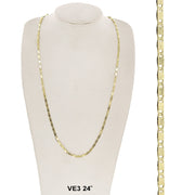 3 MM V Engraved Chain VE3 - ChainsOnly