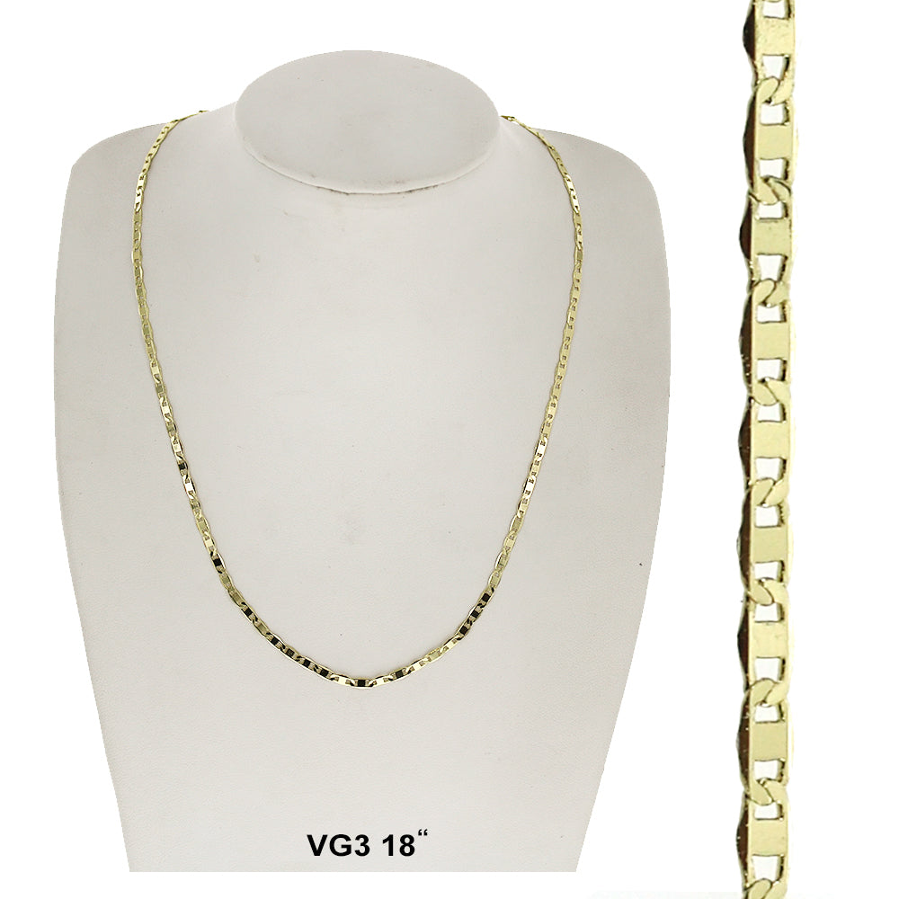 3 MM Valentino Chain VG3 18" - ChainsOnly