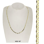 3 MM Valentino Chain VG3 18" - ChainsOnly