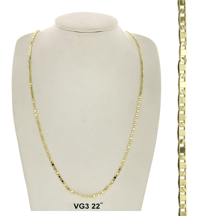 3 MM Valentino Chain VG3 22" - ChainsOnly