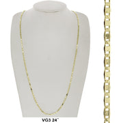 3 MM Valentino Chain VG3 24" - ChainsOnly