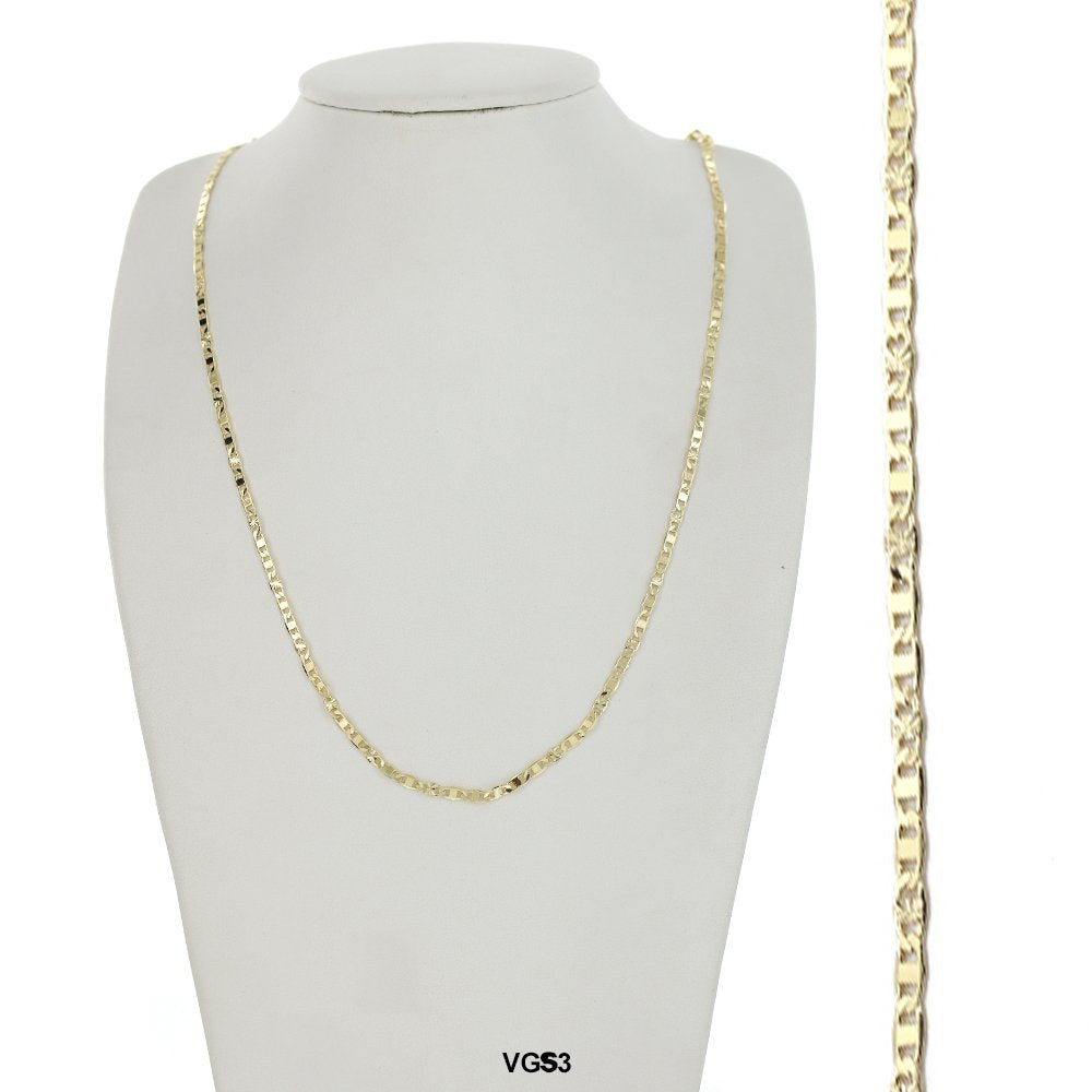 3 MM Valentino Star Chain VGS3 - ChainsOnly