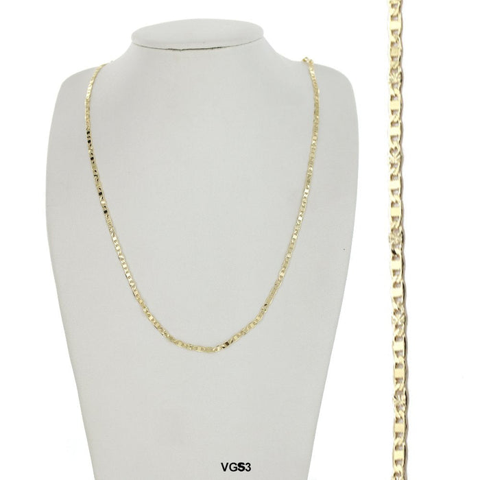 3 MM Valentino Star Chain VGS3 - ChainsOnly