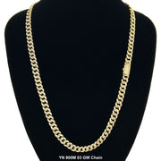 8 MM Micro CZ Stones Chain YN8003M03 GW - ChainsOnly