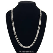 8 MM Micro CZ Stones Chain YN8003M03 RW - ChainsOnly