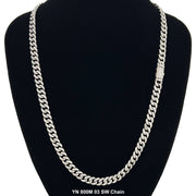 8 MM Micro CZ Stones Chain YN8003M03 RW - ChainsOnly