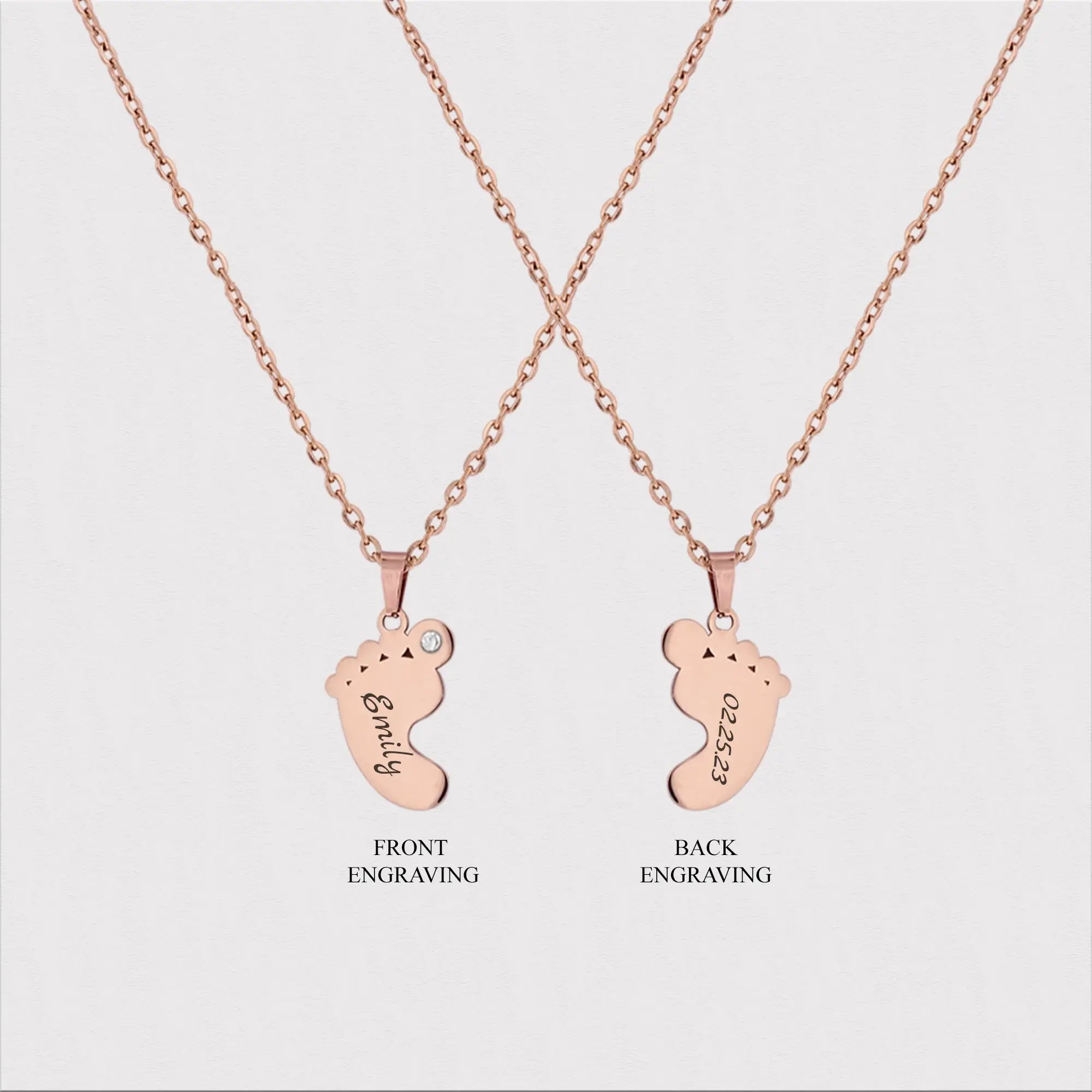 Baby Stats necklace, Baby birth stats