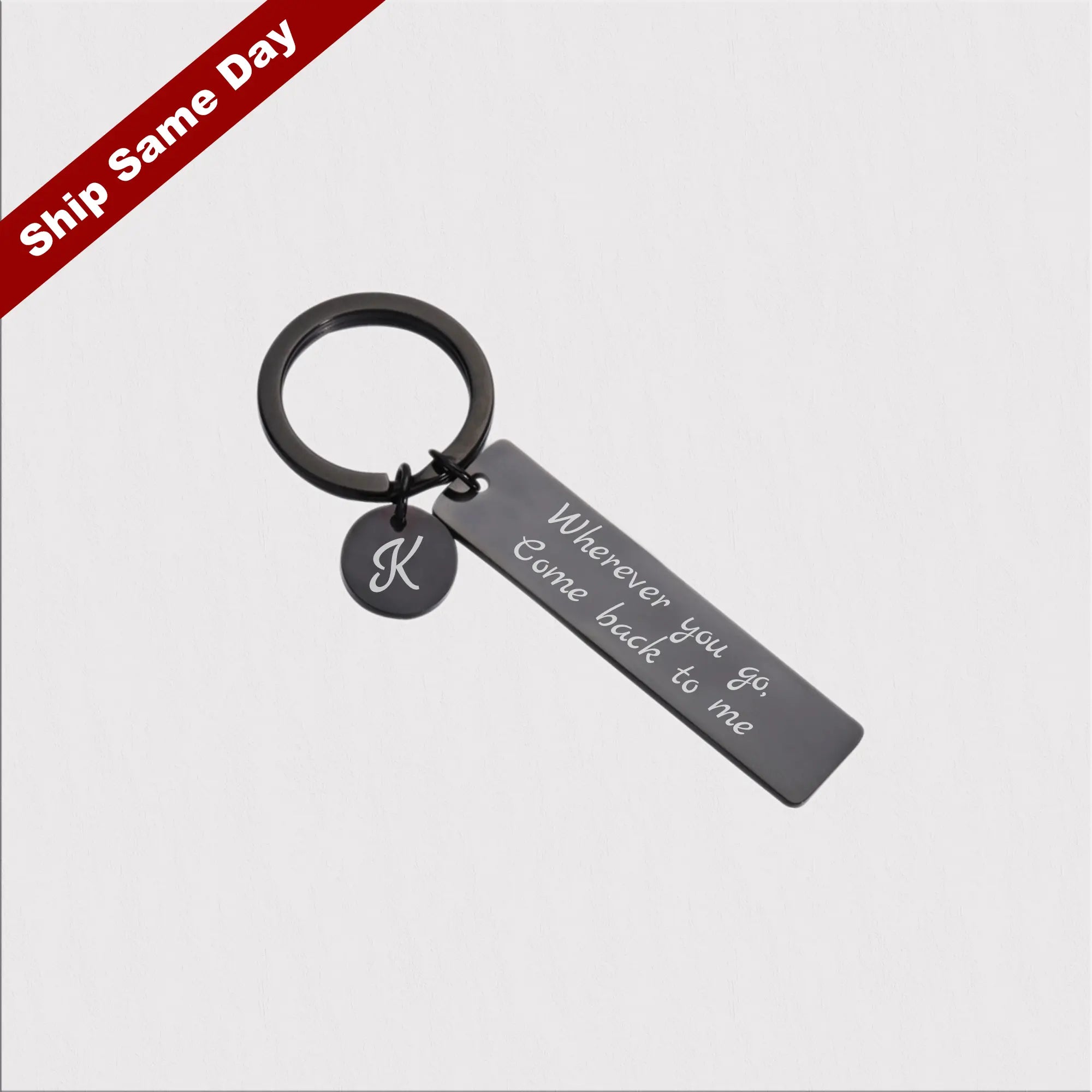 Custom Bar Keychain, Drive Safe Keyring